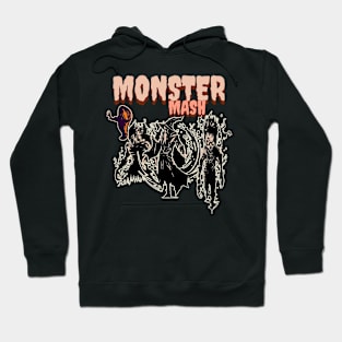 Monster Mash, Vintage Ghost Halloween, Monster, Retro Fall, Happy Halloween Day Hoodie